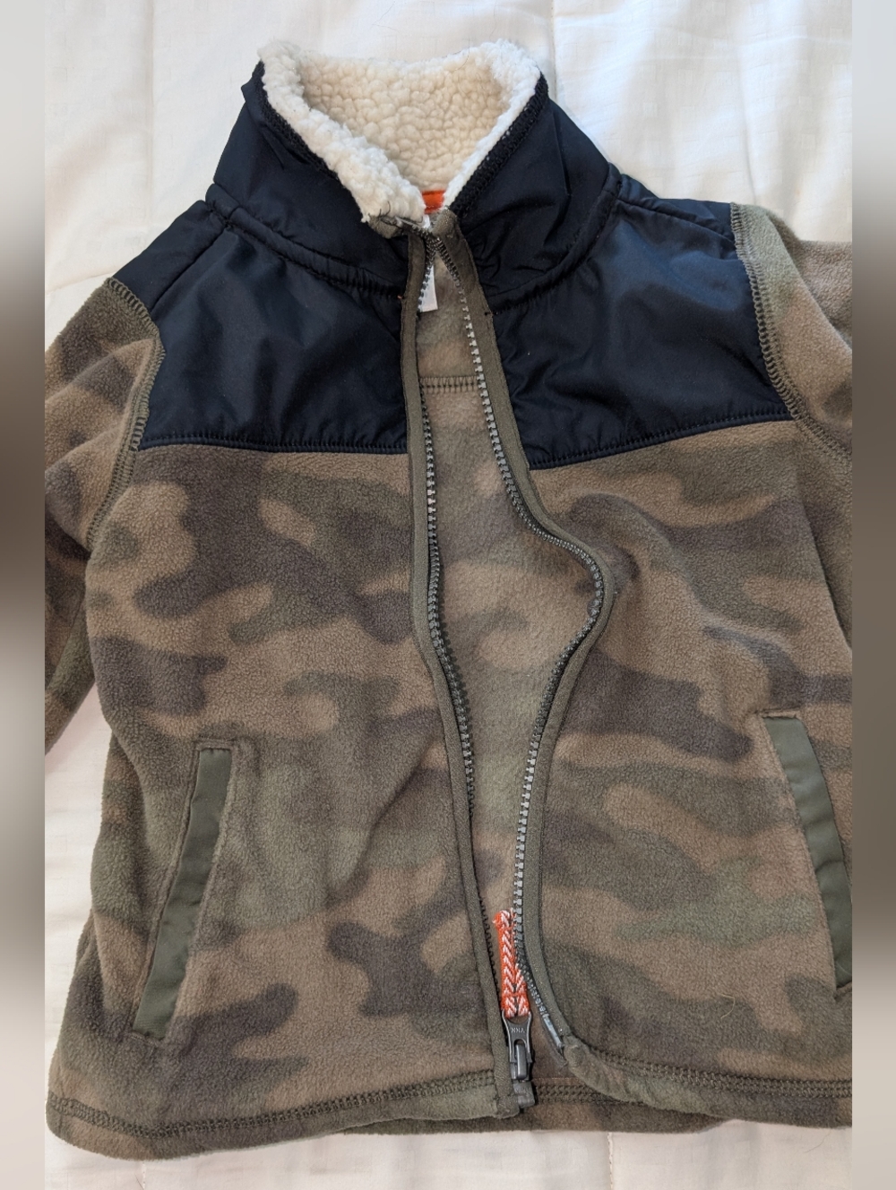 Kids - Carters 2T - Camouflage Fleece Jacket